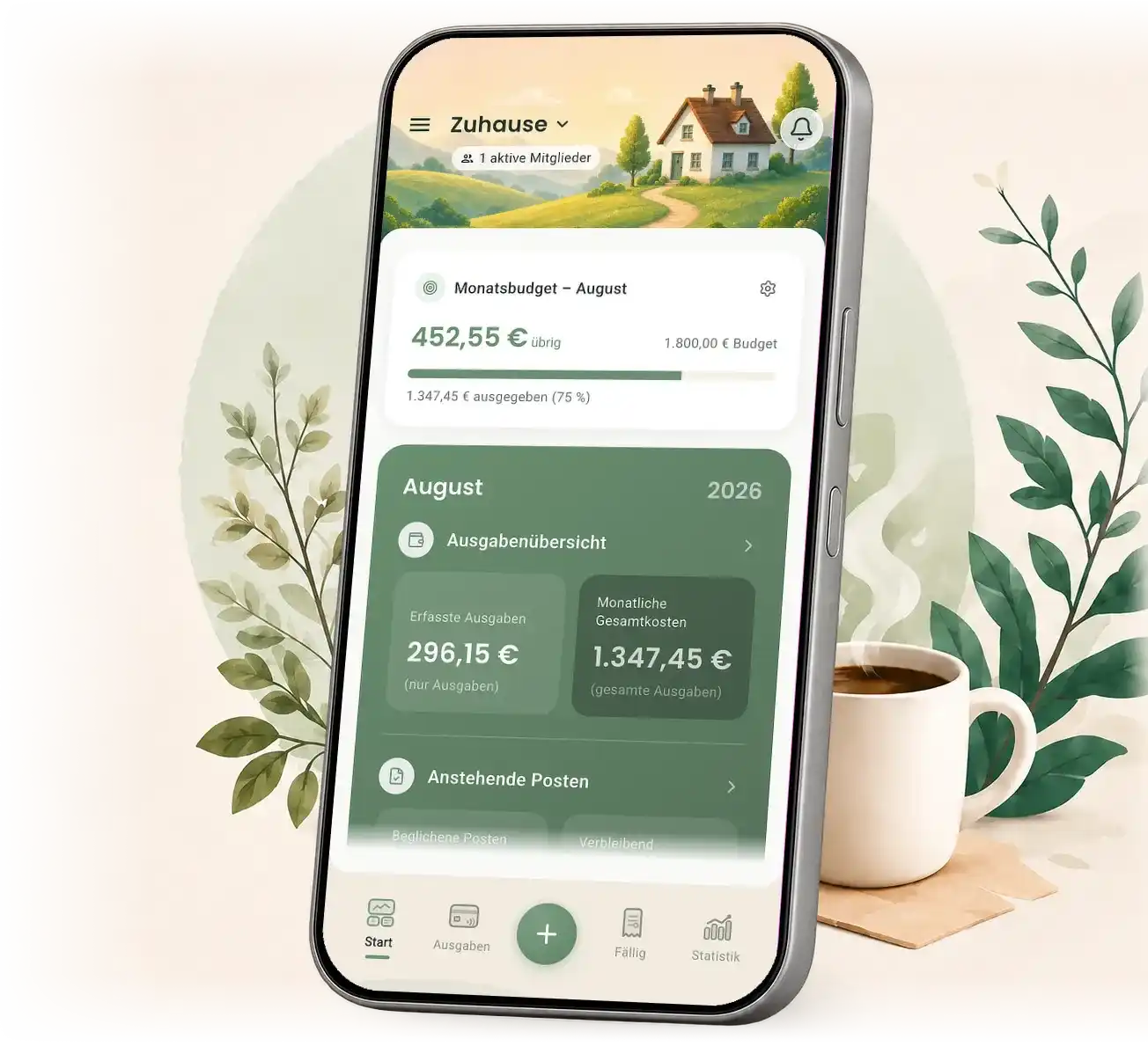 Casska App auf dem Smartphone