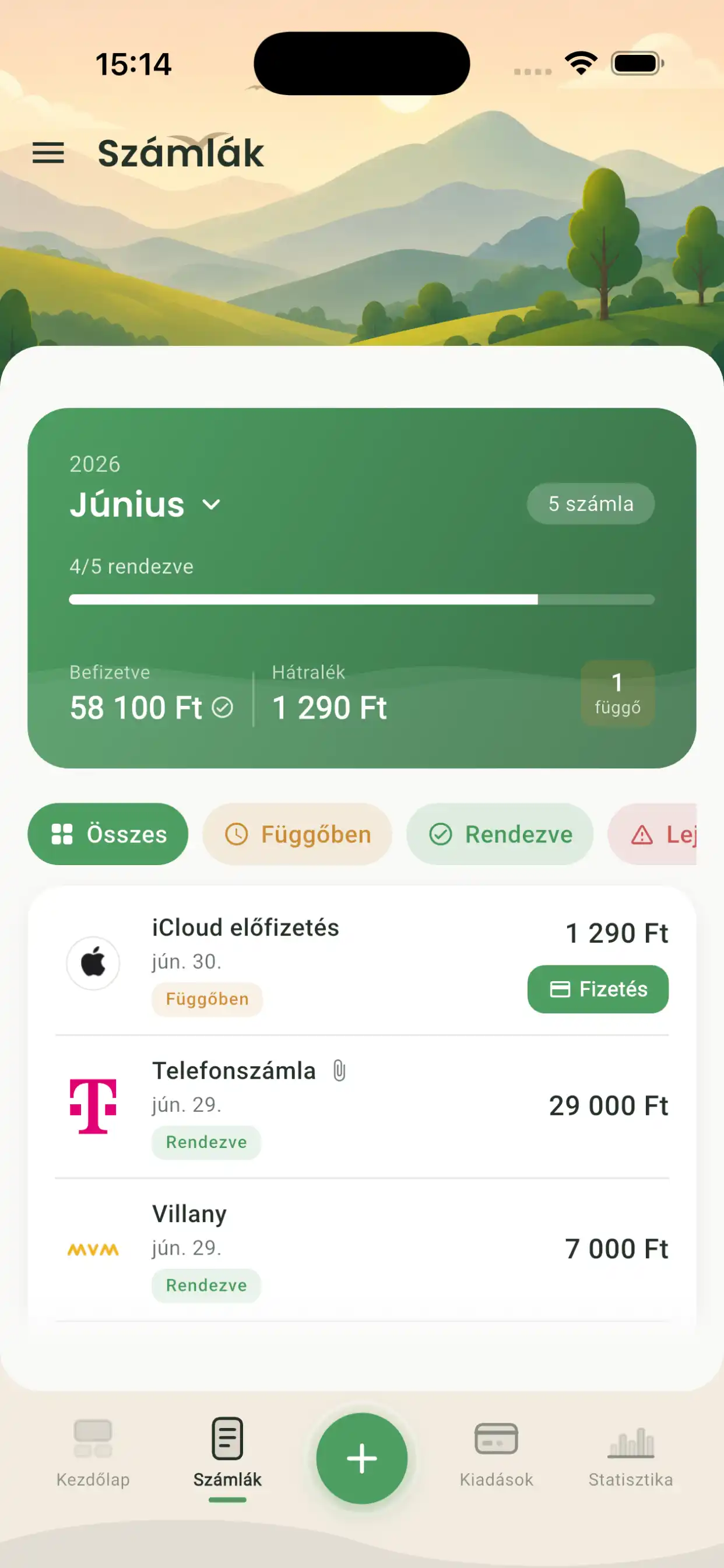 Kiadások